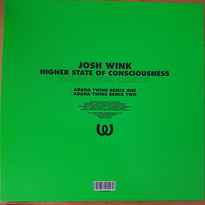 Josh Wink : Higher State Of Conciousness (Adana Twins Remixes) (12", RP)