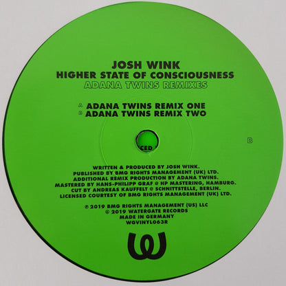 Josh Wink : Higher State Of Conciousness (Adana Twins Remixes) (12", RP)