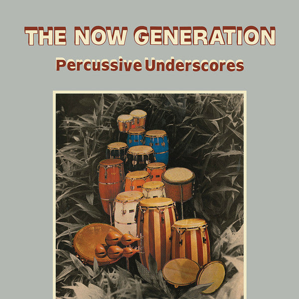 Peter Lüdemann / Pit Troja : The Now Generation (Percussive Underscores) (LP, RE, RM, 140)