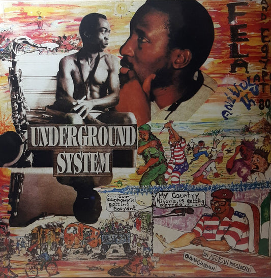 Fela Kuti And Egypt 80 : Underground System (LP, Album, RE)