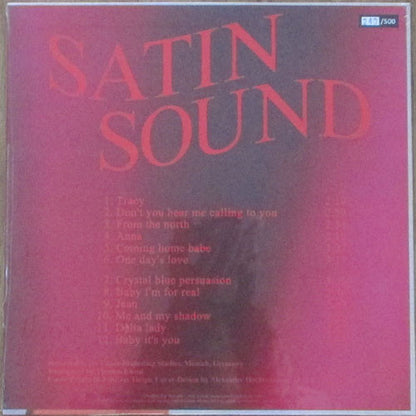 Satin Sound : Satin Sound (LP, Album, Ltd, Num, RE)