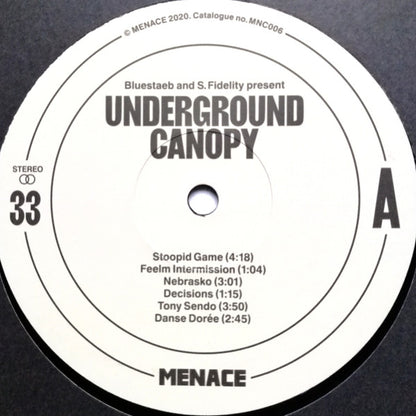 Bluestaeb And S. Fidelity Present Underground Canopy : Bluestaeb And S. Fidelity Present Underground Canopy (12", EP)
