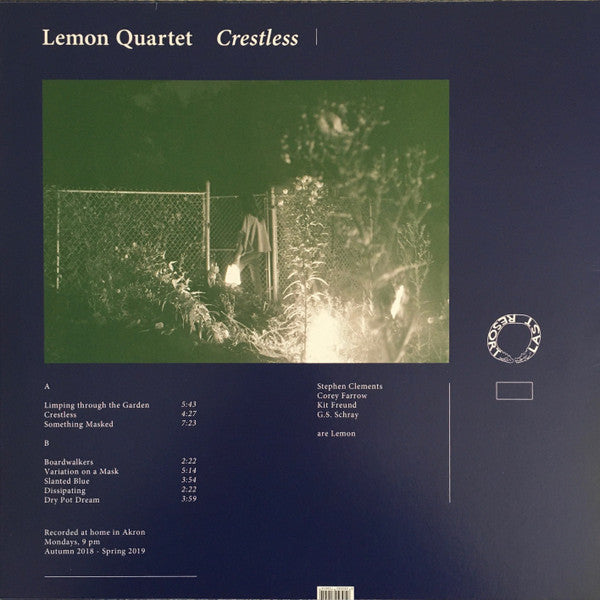 Lemon Quartet : Crestless (LP, Album)