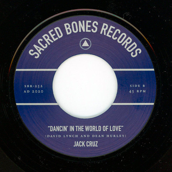 David Lynch Featuring Jack Cruz (3) : The Flame Of Love (7", Single)