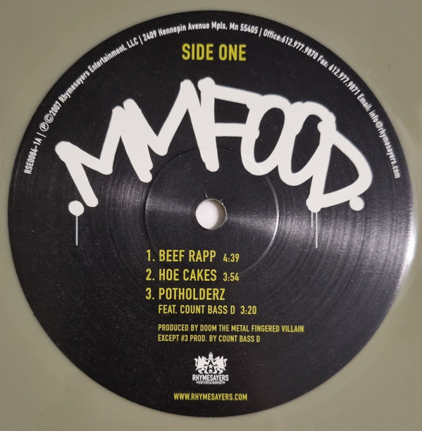 MF Doom - MM..Food (LP+LP) (Green+Pink)