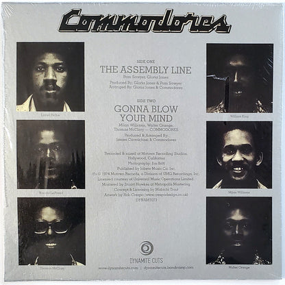 Commodores : The Assembly Line (7", Single, Ltd)