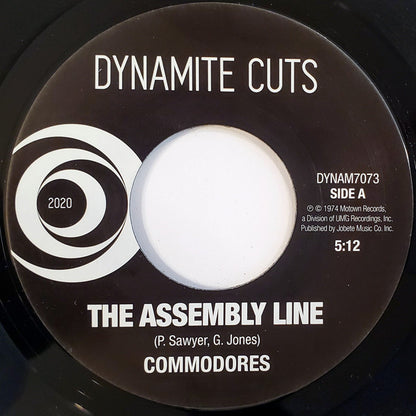Commodores : The Assembly Line (7", Single, Ltd)