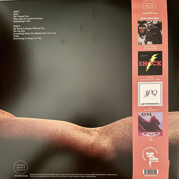 Norman Feels : Norman Feels (LP, Album, Ltd, RE, 180)