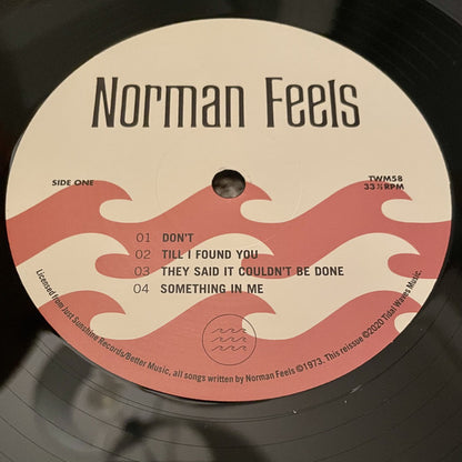 Norman Feels : Norman Feels (LP, Album, Ltd, RE, 180)