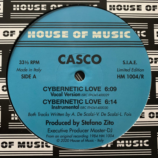 Casco : Cybernetic Love (12", Ltd, RM)