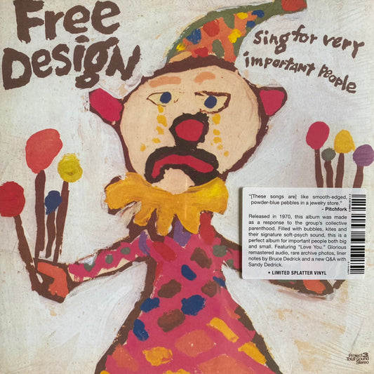 Free Design* : Sing For Very Important People (LP, Album, Ltd, RE, RP, Spl)