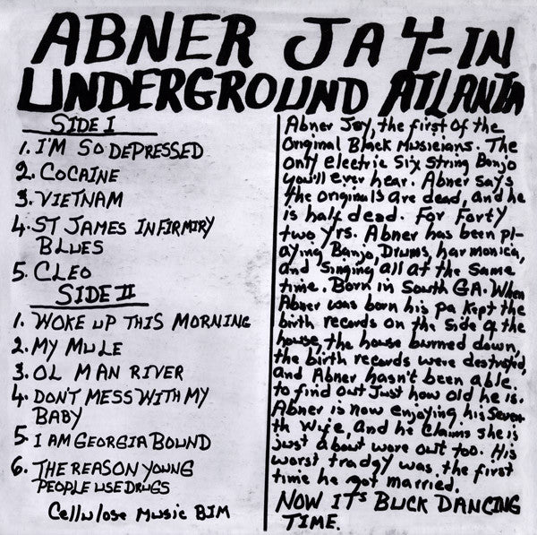Abner Jay : True Story Of Abner Jay (LP, Comp)