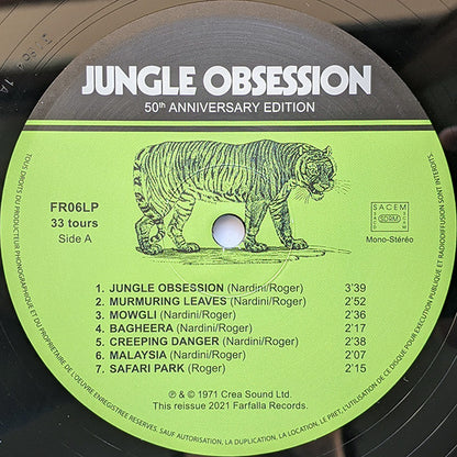 Nino Nardini & Roger Roger : Jungle Obsession (LP, RE, RM, 180)