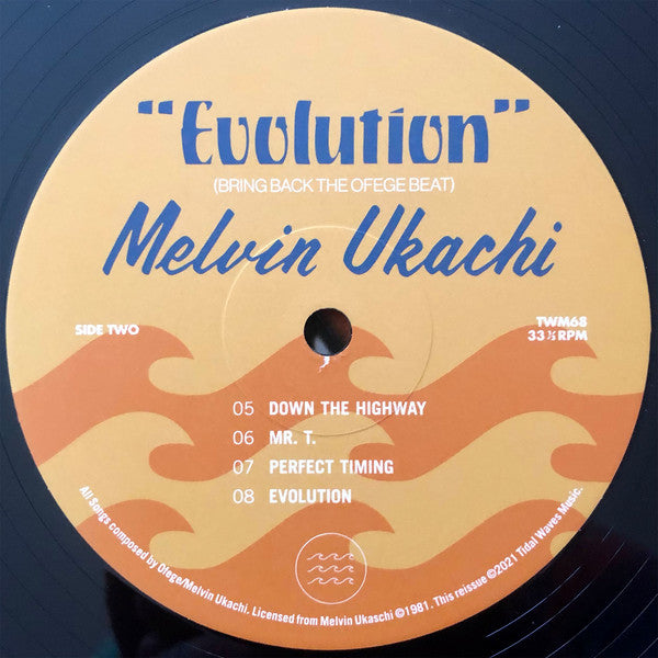 Melvin Ukachi : Evolution (Bring Back The Ofege Beat) (LP, Album, Ltd, RE)