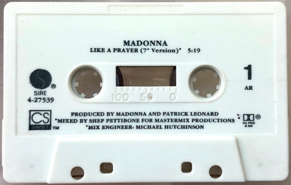 Madonna : Like A Prayer / Act Of Contrition (Cass, Single, AR,)