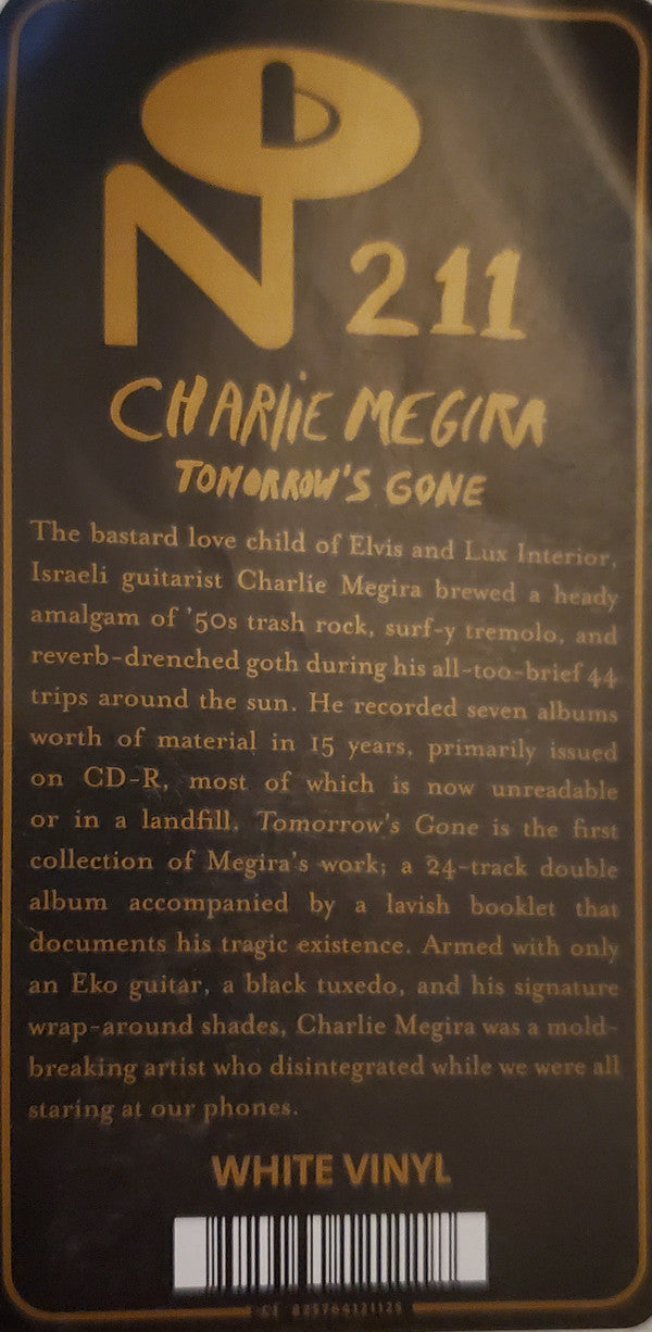 Charlie Megira : Tomorrow's Gone (2xLP, Album, Comp, RP, Whi)