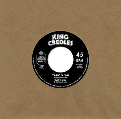 Joske Harry's Met Het Orkest The King Creole's, Burt Blanca And The King Creole's : Louie Louie / Taboo '69 (7", Single, RP)