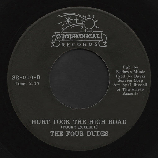 The Four Dudes : My Heart Is Broken / Hurt Took The High Road (7", Single, RE)