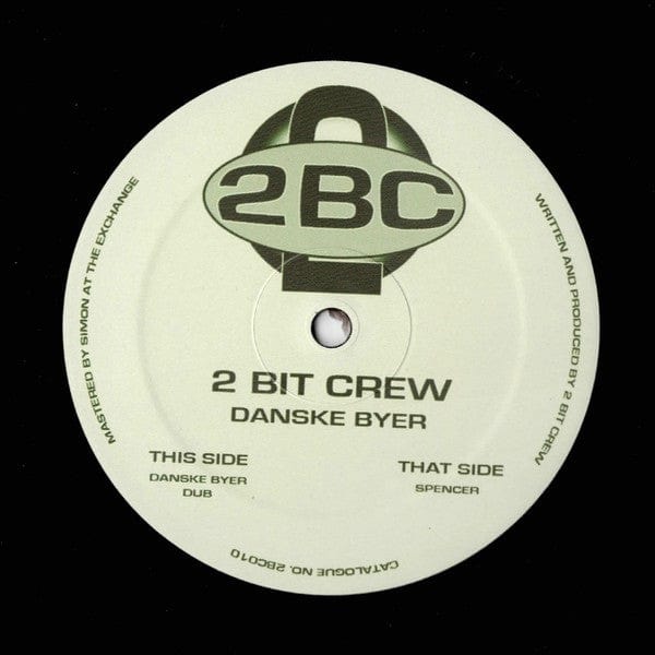 2 Bit Crew – Danske Byer (12", 2 Bit Crew Recordings, 2020) Front Cover