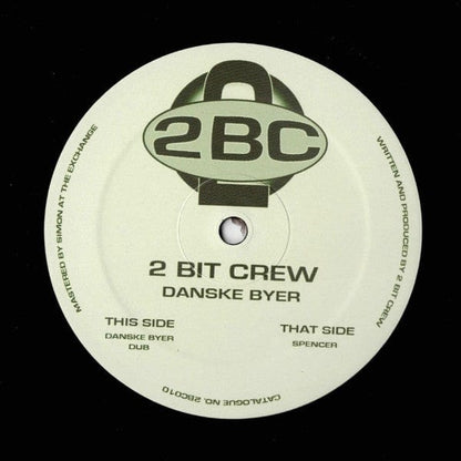 2 Bit Crew – Danske Byer (12", 2 Bit Crew Recordings, 2020) Front Cover