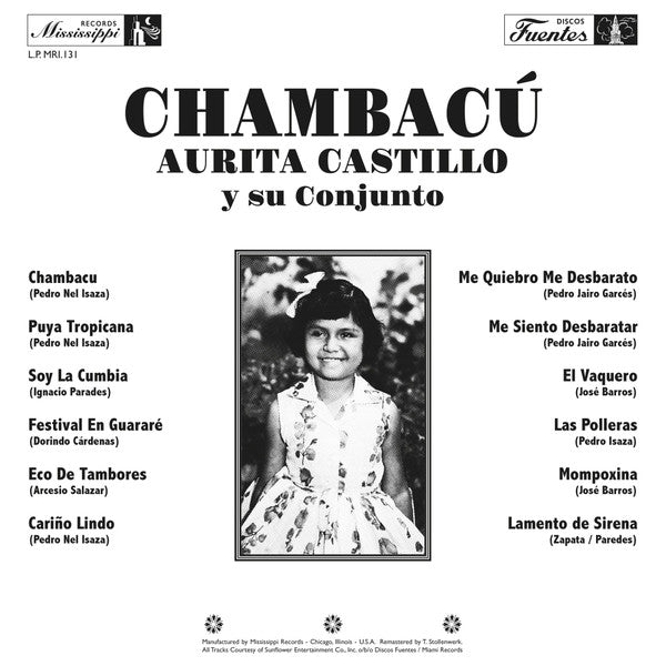 Aurita Castillo Y Su Conjunto : Chambacú (LP, Comp, 160)