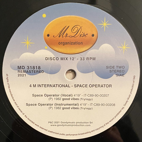 4 M International : Space Operator (12", RM)