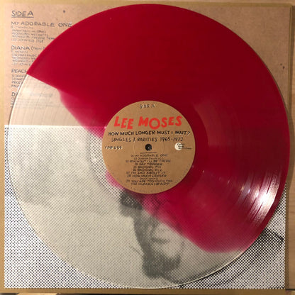 Lee Moses : How Much Longer Must I Wait? Singles & Rarities 1965-1972 (LP, Comp, Red)