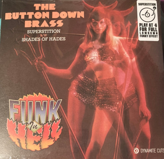 The Button Down Brass Featuring The "Funky Trumpet" Of Ray Davies (3) : Superstition / Shades Of Hades (7", Single)