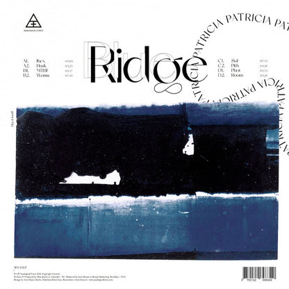 Patricia (50) : Blue Ridge (2x12", Album)
