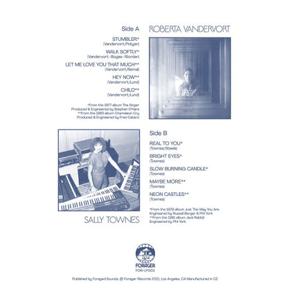 Roberta Vandervort & Sally Townes : Roberta Vandervort & Sally Townes (LP, Comp)