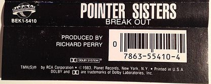 Pointer Sisters : Break Out (Cass, Album)