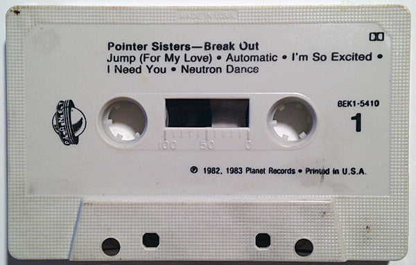Pointer Sisters : Break Out (Cass, Album)