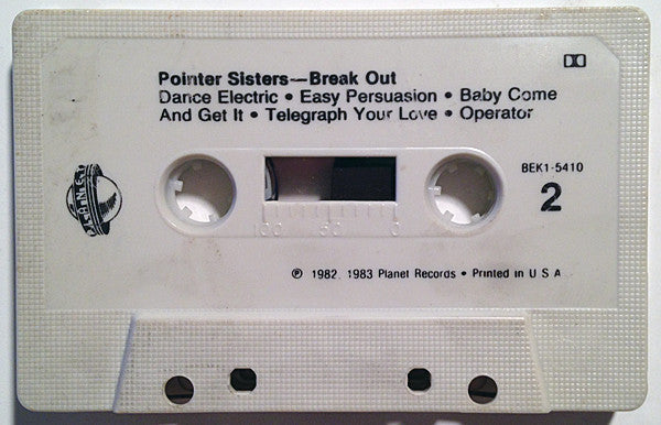 Pointer Sisters : Break Out (Cass, Album)