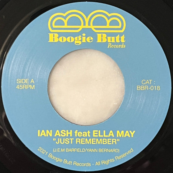 Ian Ash feat Ella May : Just Remember (7", Ltd, RE)