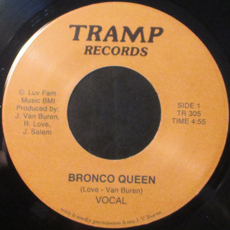 James Van Buren : Bronco Queen (7", Single)