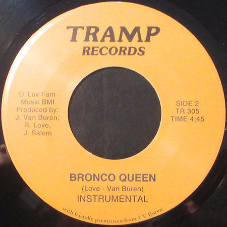 James Van Buren : Bronco Queen (7", Single)