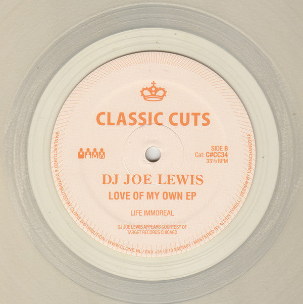 Joe Lewis : Love Of My Own EP (12", EP, RE, RM, Cle)