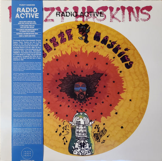 Fuzzy Haskins : Radio Active (LP, Album, Ltd, RE, Whi)