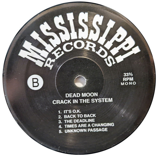 Dead Moon : Crack In The System (LP, Album, Mono, RE, RM, Cas)