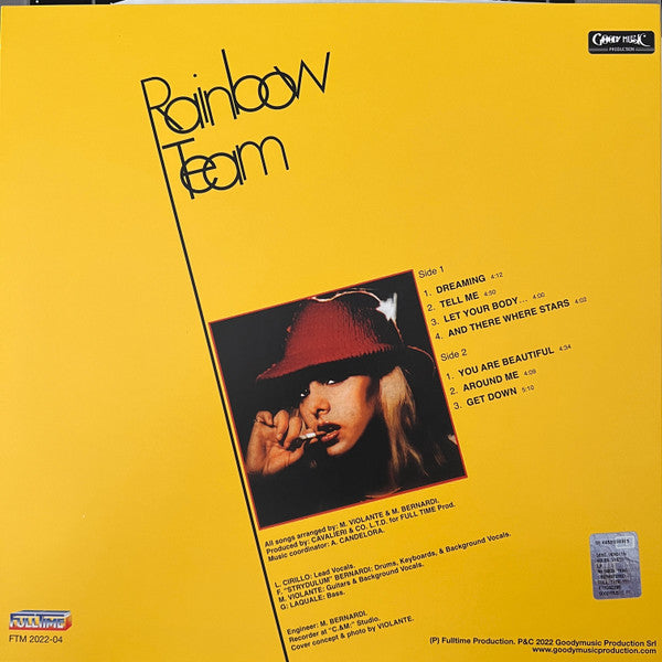 Rainbow Team : Rainbow Team (LP, Ltd, RM, Gre)