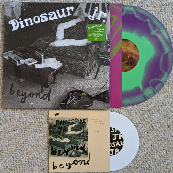 Dinosaur Jr. : Beyond (LP, Album, Gre + 7", Whi + Ltd, RE)