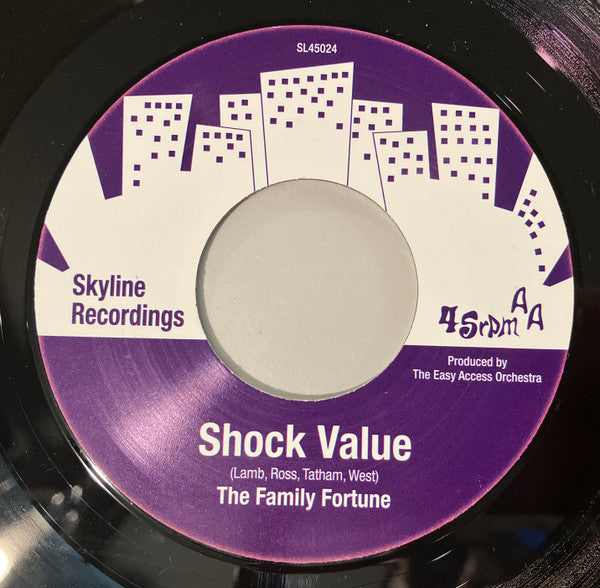 The Family Fortune And Betty Black : Cry Me A River / Shock Value (7", Single)
