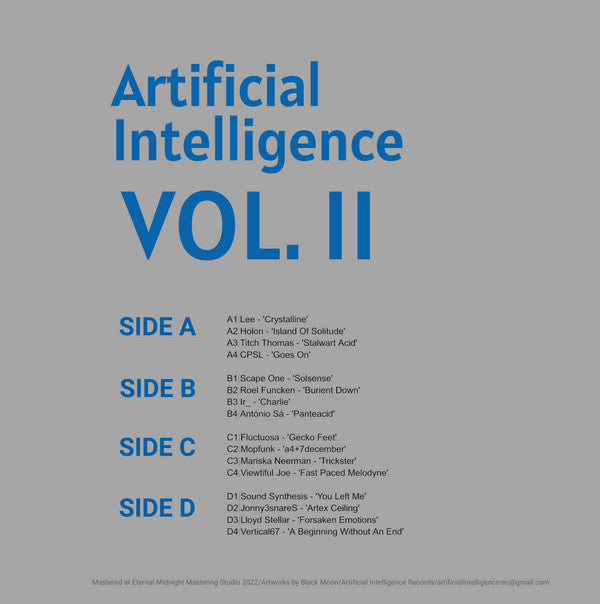 Various : Artificial Intelligence Vol. II (2x12", Comp, Ltd, 180)