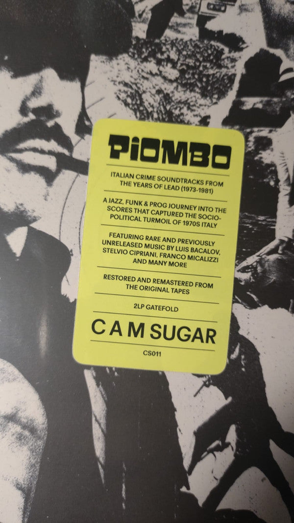 Various : Piombo - Italian Crime Soundtracks From The Years Of Lead (1973-1981) (2xLP, Comp)