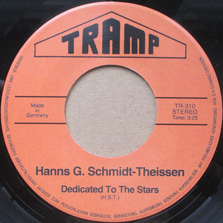 Hanns Schmidt-Theissen : Dedicated To The Stars / Blowing Blue Beat (7")