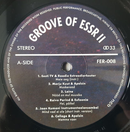 Various : Groove Of ESSR II: Funk, Soul, Disco & Jazz From Estonia 1973-1984 (LP, Comp)