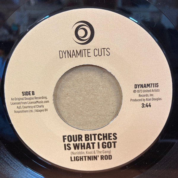 Lightnin' Rod : Sport / Four Bitches Is What I Got (7", Gat)