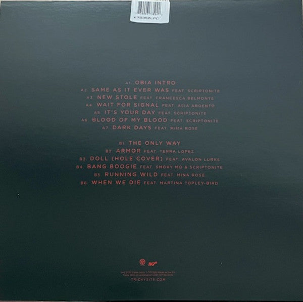 Tricky : Ununiform (LP, Album, RE, Red)