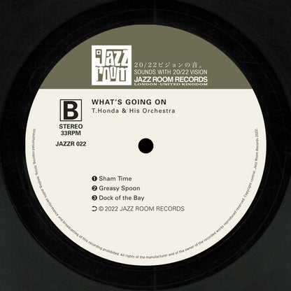 T. Honda & His Orchestra : What's Going On (LP)