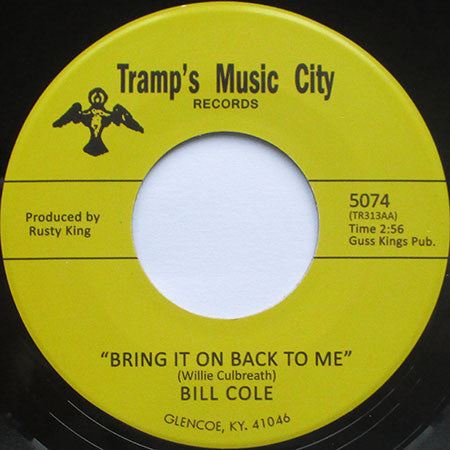 Bill Cole (18) : Teach Me How To Bump (7", RE)